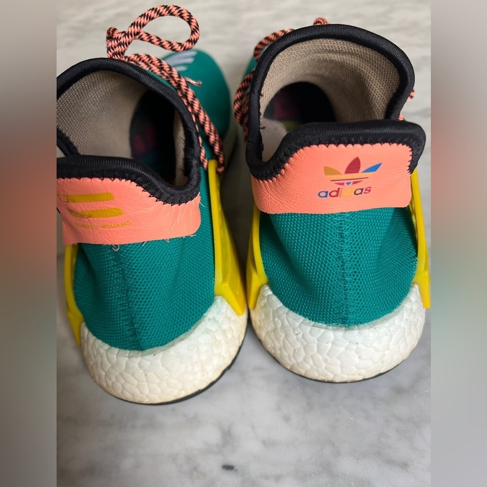 Adidas Human Race NMD Pharrell Sun Glow
Released November 11th, 2017 sz 11 - Picture 8 of 9